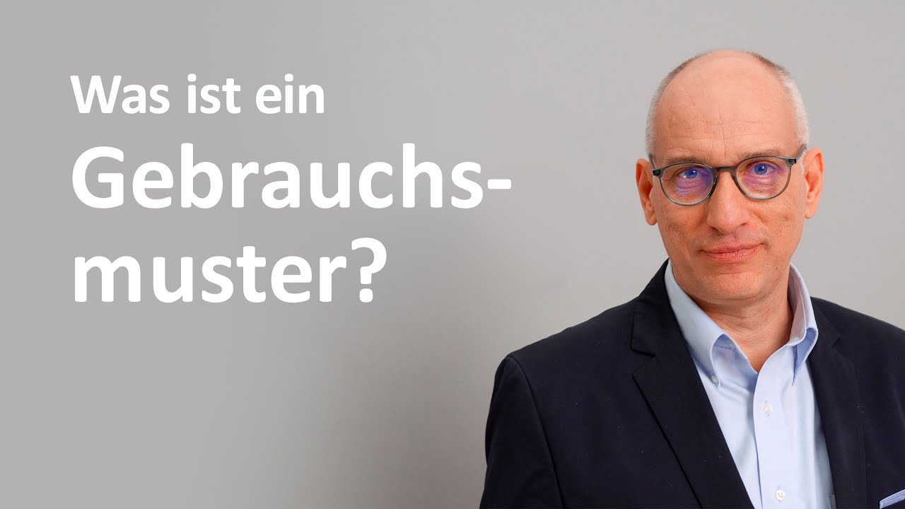 Was ist ein Gebrauchsmuster?