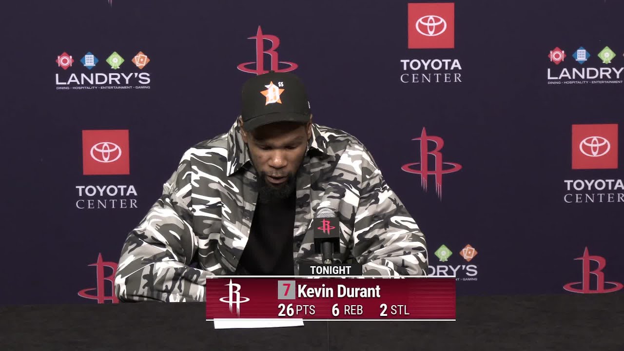 Kevin Durant with a Press Conference vs Clippers