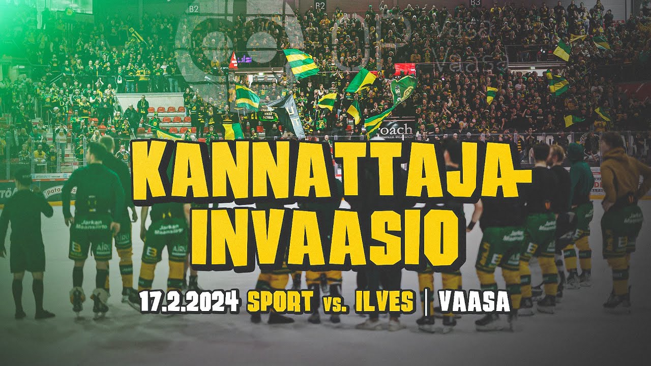 Fiilisvideo: Ilves-kannattajat toteuttivat Liigan suurimman kannattajamatkan Vaasaan! 💚💛