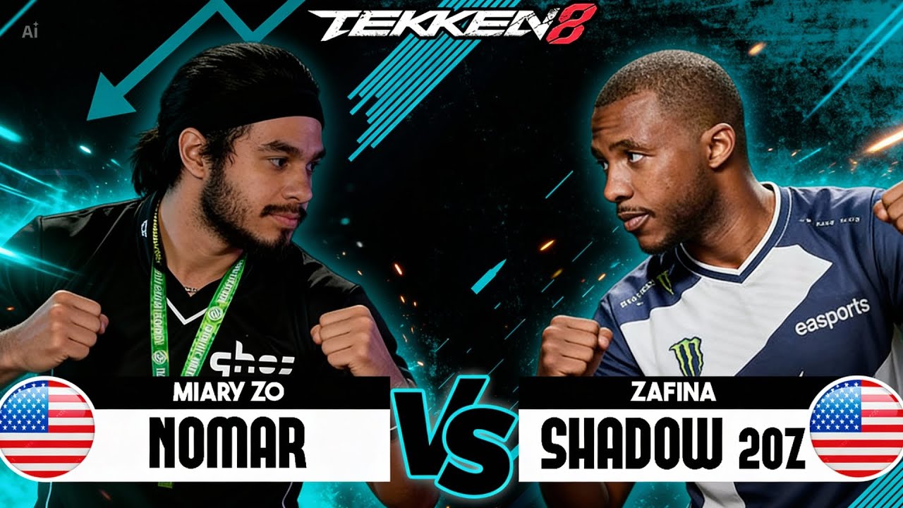 NOMAR (Miary Zo) vs SHADOW 20z (Zafina) ➤ Tekken 8 Pro Match - High Level
