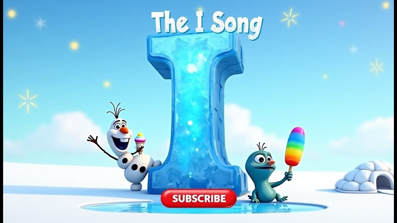 I is for Imagination! &ndash; Pixar Style ABC Song for Kids 💡🧊🎻