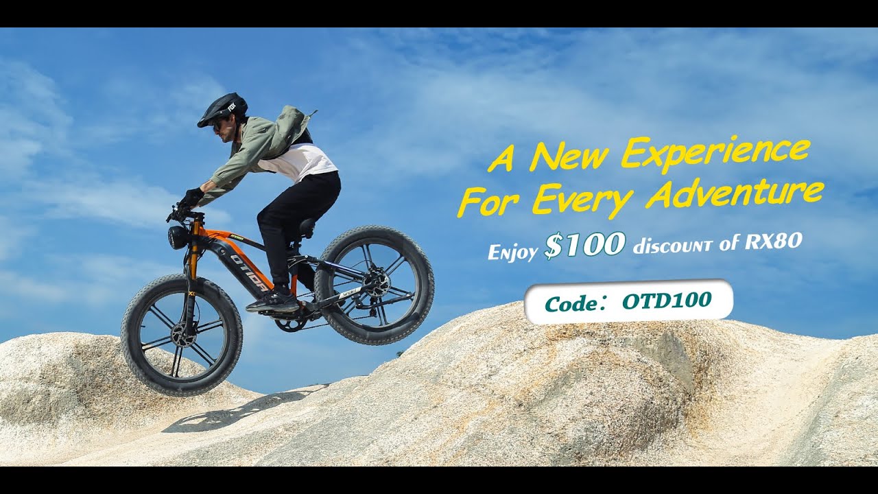 Experience Ultimate Riding with the OTIDA RX80 Fat tire Dual Motor Electric Bike