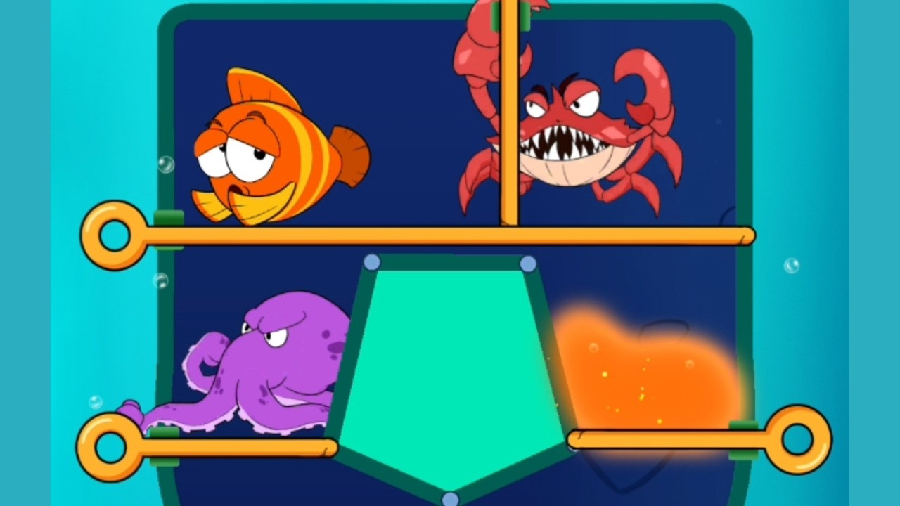 save the fish / pull the pin level android and ios games save fish game pull the pin / mobile game