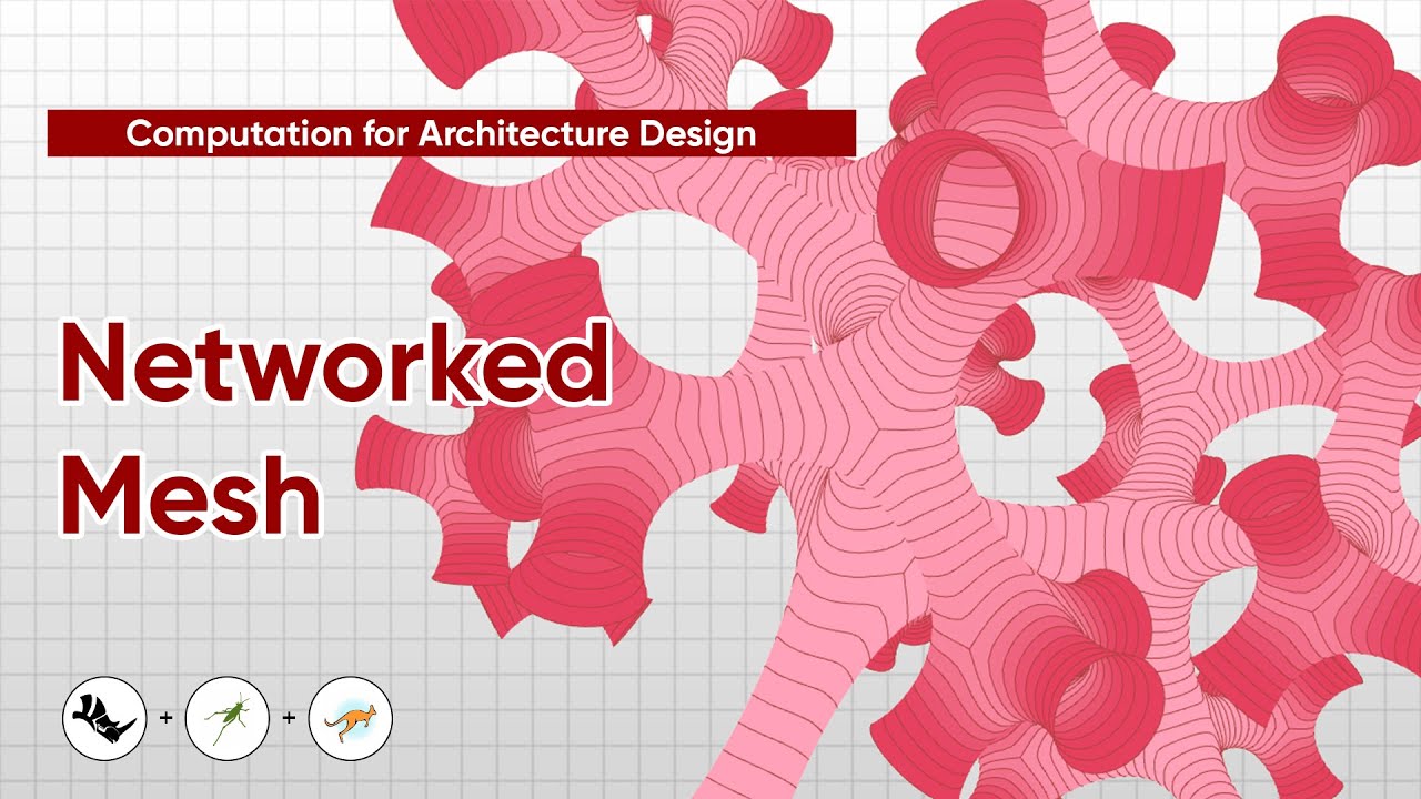 Digital Form Finding | Networked Mesh | RHINO & GRASSHOPPER Tutorial