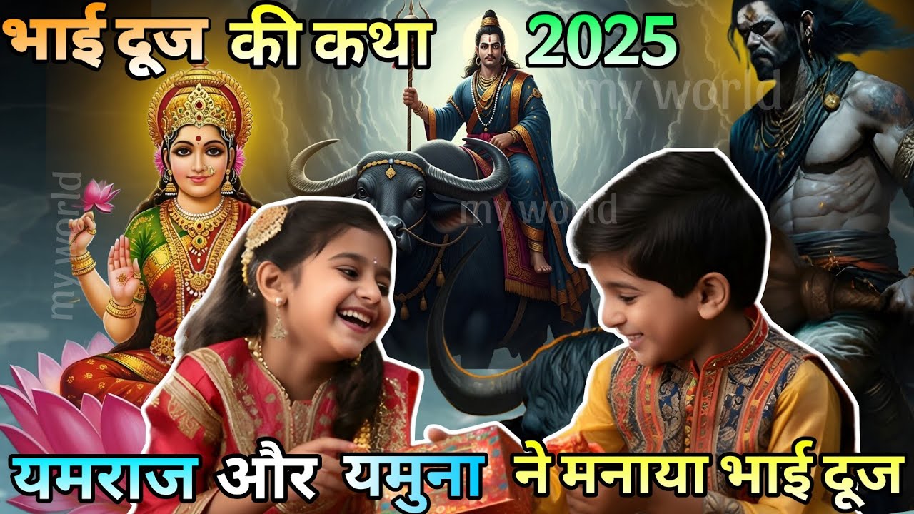 भाई दूज की कहानी - Bhai Dooj ki Kahani 2025 - भाई दूज की कथा #bhaidooj 