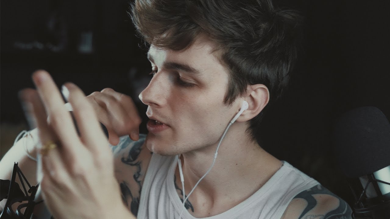 ASMR up close ear to ear whispers and hand sounds