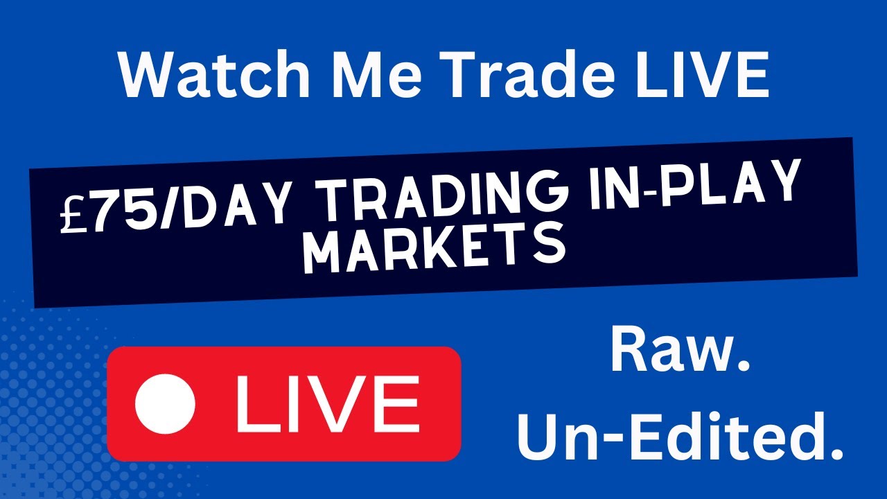 £75 After Making A Big Mistake: In-Play Horse Racing Trading LIVE - Unedited & Raw Tutorial