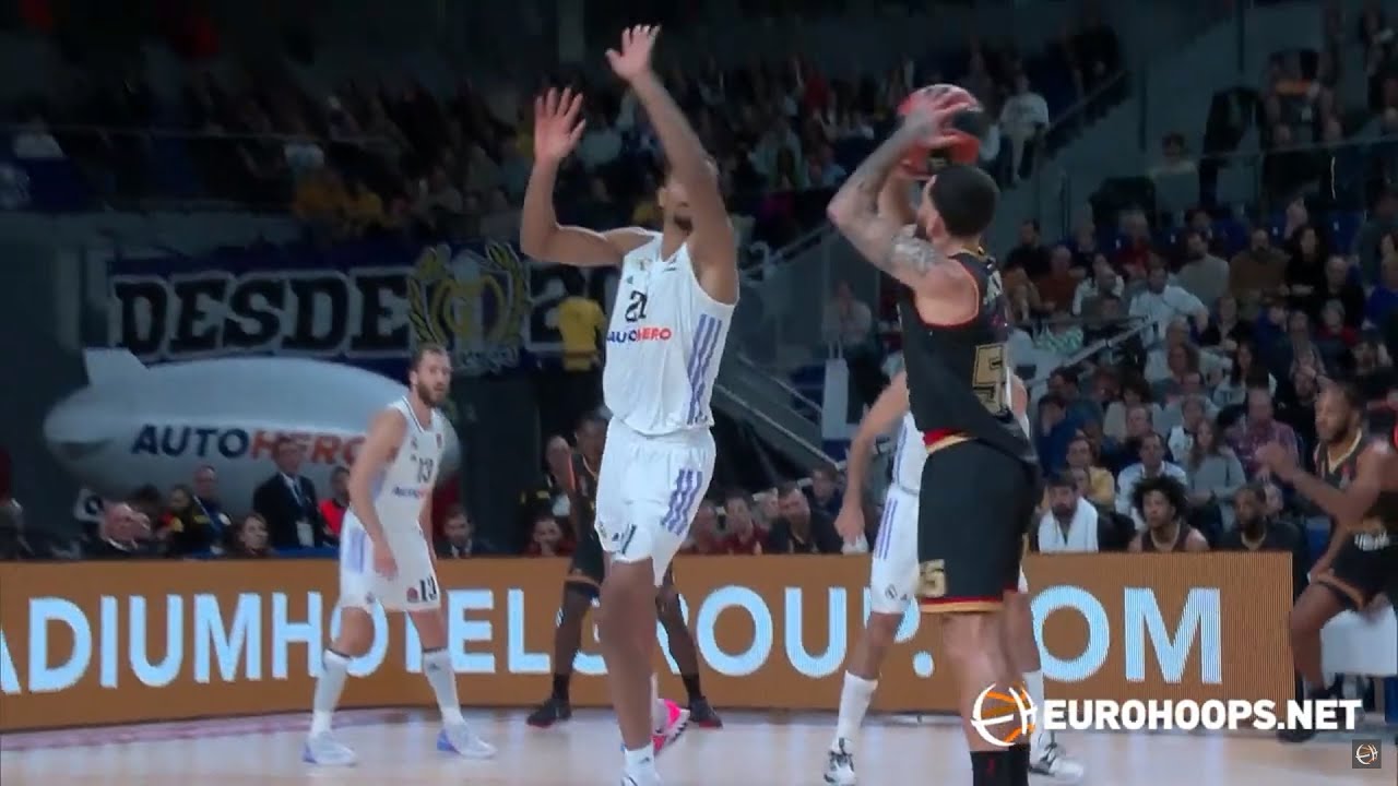 Mike James (28 points) Highlights vs. Real Madrid