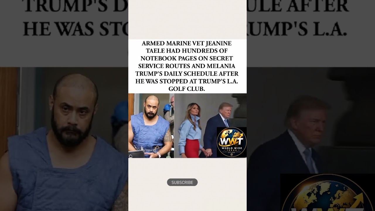 Marine Veteran Detained at Trump Golf Club, Secret Service Notes Raise Questions #shorts
