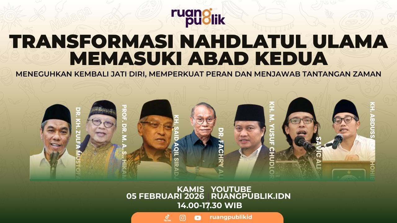 [LIVE] Diskusi Publik - Transformasi Nahdlatul Ulama Memasuki Abad Kedua