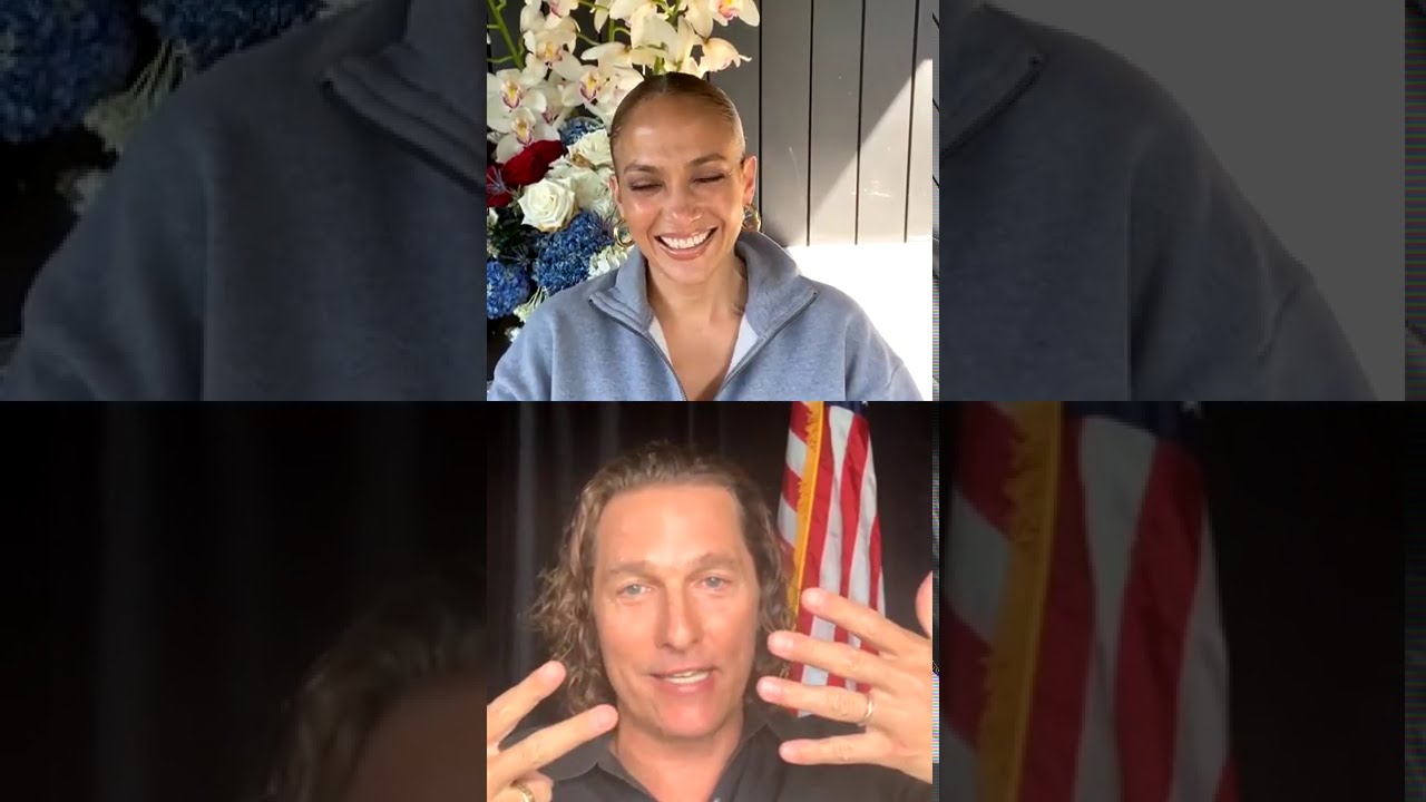 Jennifer Lopez - Celebrating 20 Years of The Wedding Planner - LIVE With Matthew McConaughey
