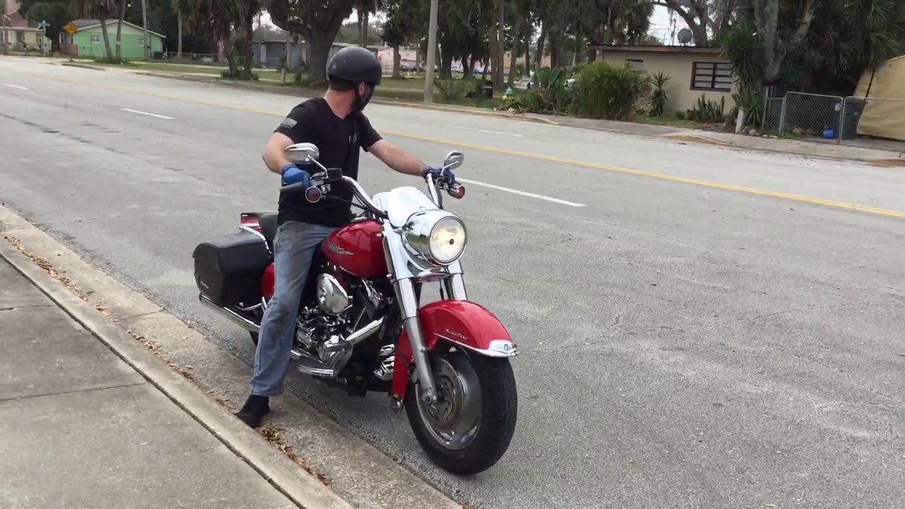 2004 Harley Davidson Road King FLHR (red) 2592 Fallen Cycles