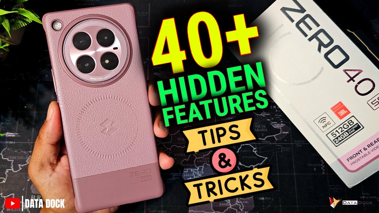Infinix Zero 40 5G 40+ Hidden Features with Tips & Tricks #datadock #infinixzero405g