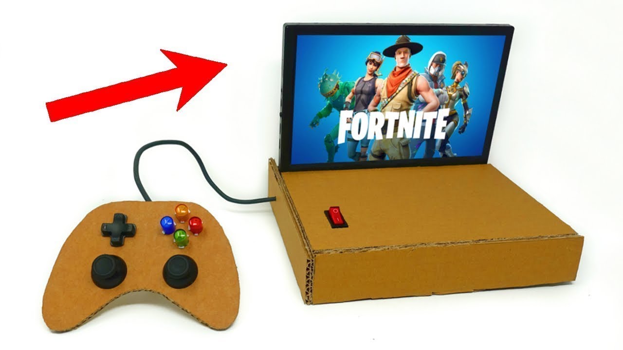 COMO FAZER UM FORTNITE CONSOLE DE VIDEOGAME