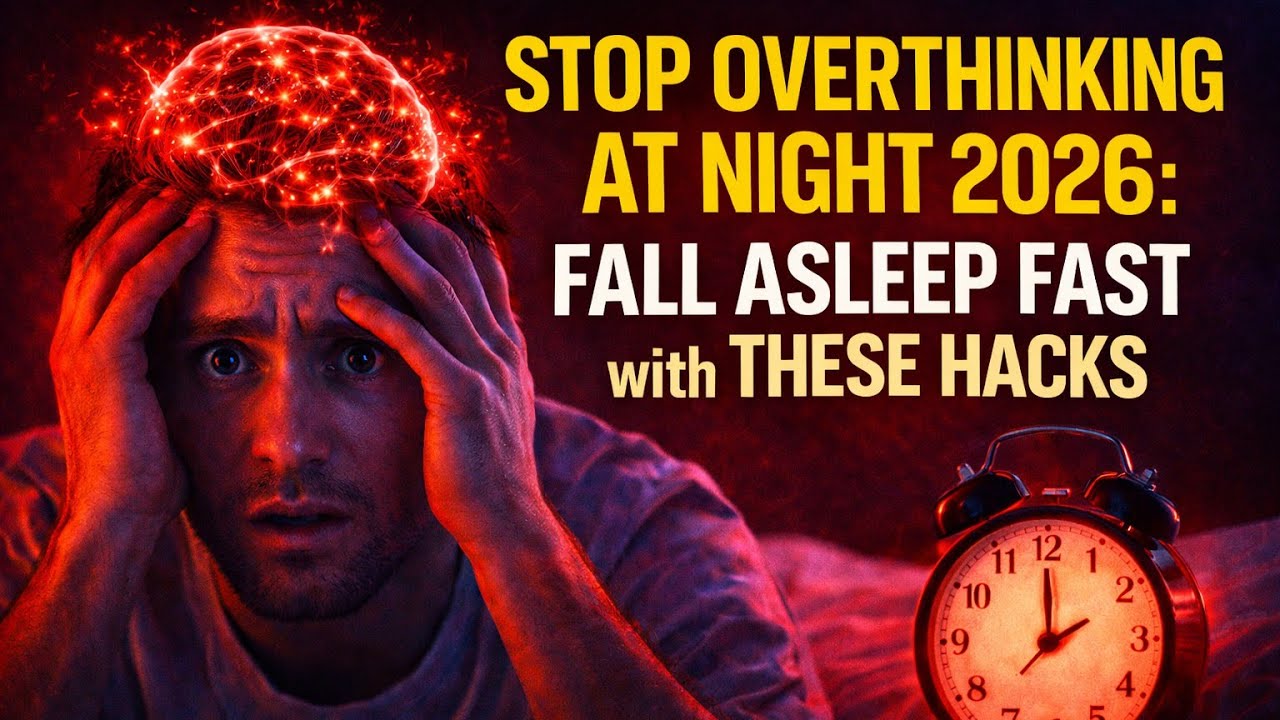 Stop Overthinking at Night in 2026: Fall Asleep Fast with These Hacks