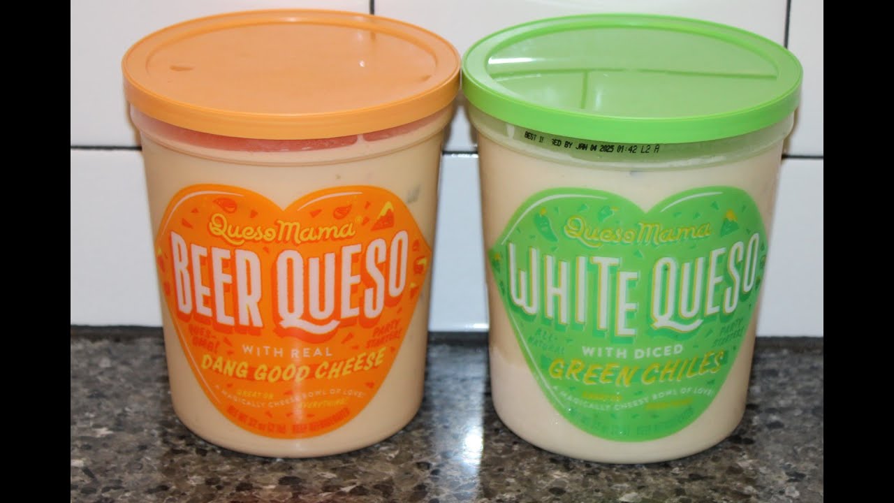 Queso Mama: Beer Queso & White Queso with Diced Green Chilies Review