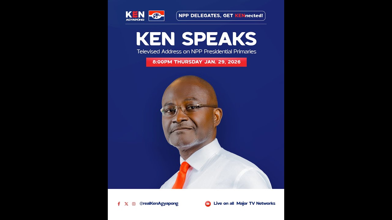 HON KEN AGYAPONG SPEAKS TO ALL DELEGATES (JANUARY 29, 2026)