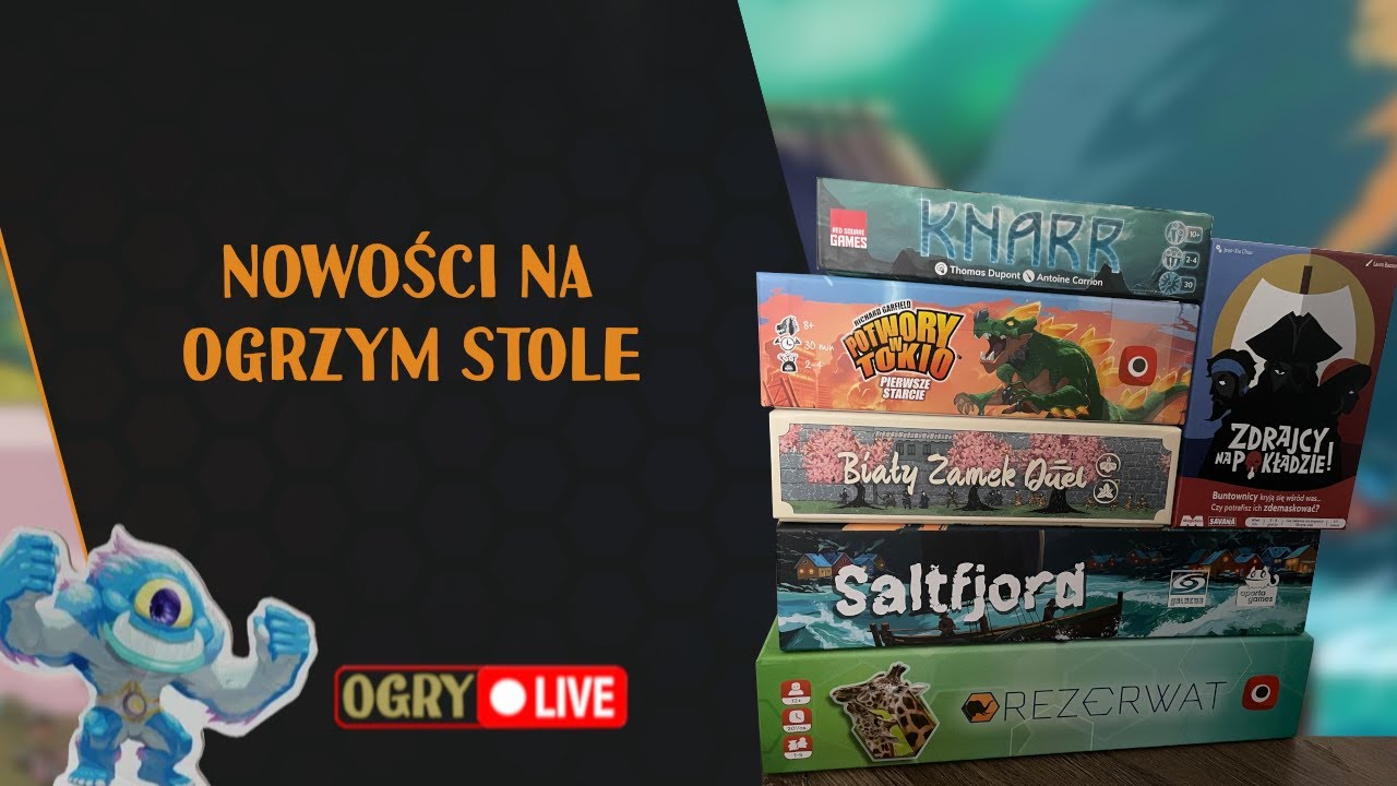 Nowości na ogrzym stole | Live u Ogrywamy! | Gry planszowe