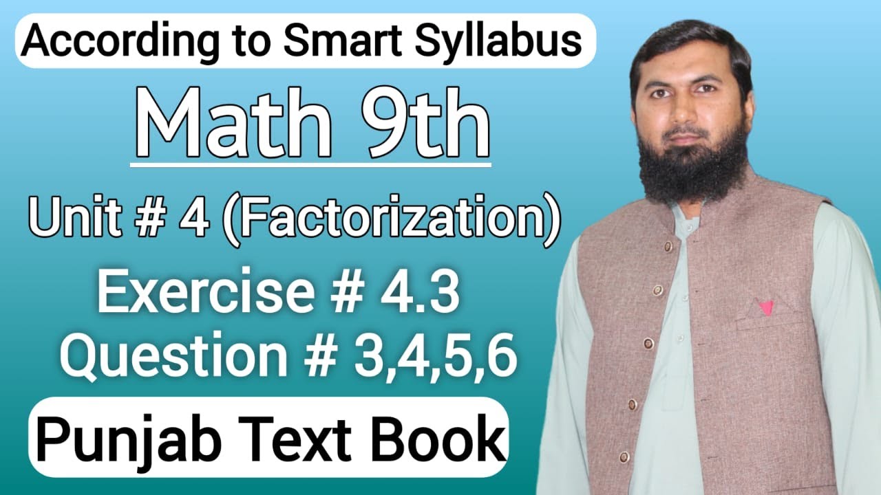 Class 9th math new book 2025 Exercise 4.3 Question 3,4,5,6 | Exercise 4.3 class 9 math new book 2025