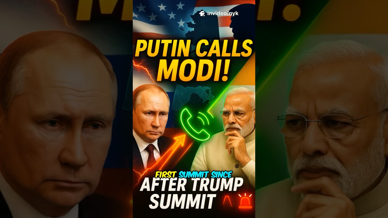 📰🌐 Putin Dials Modi: Inside the Power Summit with Trump 🚨