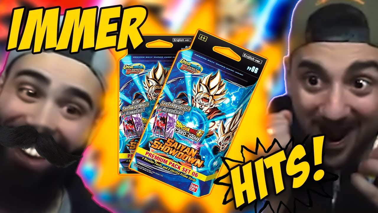 Immer Hits?!🎉 KRASS! Dragonball Super Card Game Saiyan Showdown Premium Pack Opening! *Deutsch