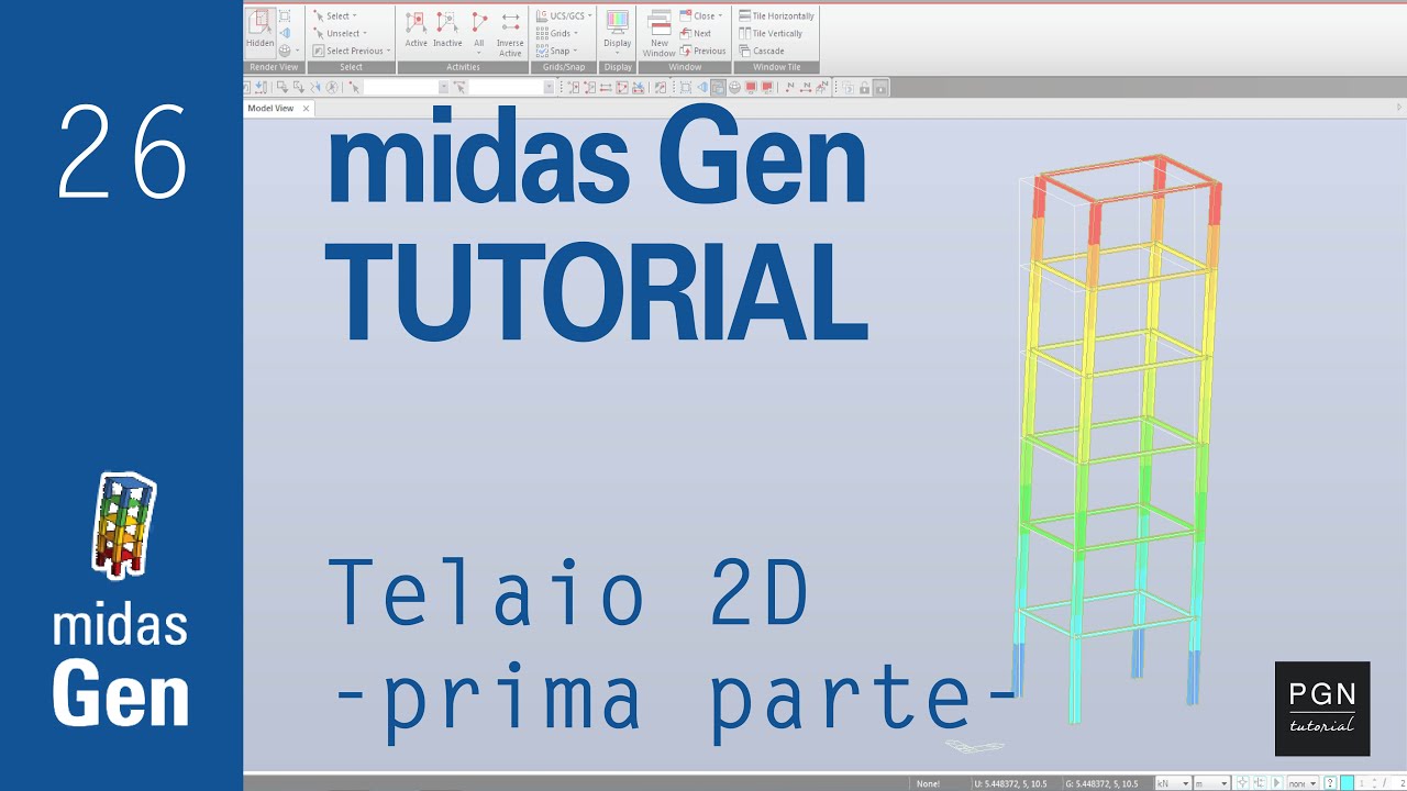 Midas Tutorial # 26 (ITA) - Telaio 2D (Prima Parte)