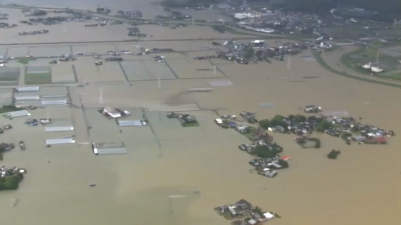 筑後川の空撮映像を公開　陸自・西部方面隊