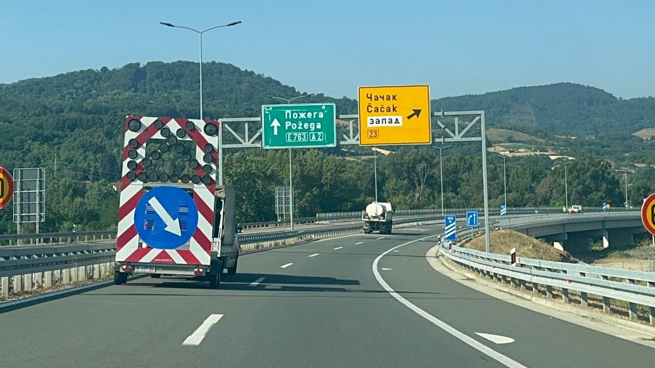 Pakovraće - Požega uskoro otvaranje Autoputa Miloš Veliki za saobraćaj E763 #milosveliki
