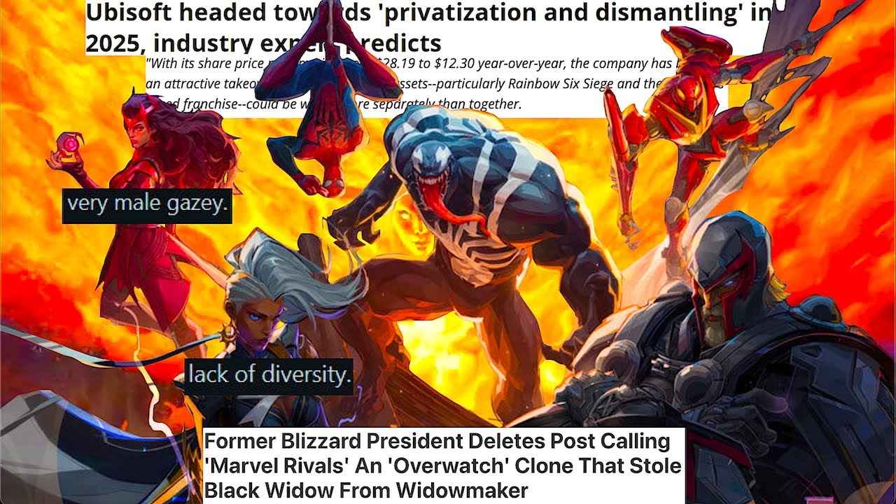Woke Devs Demand Players NOT Support Marvel Rivals + Ubisoft Panics as Buyout Implodes