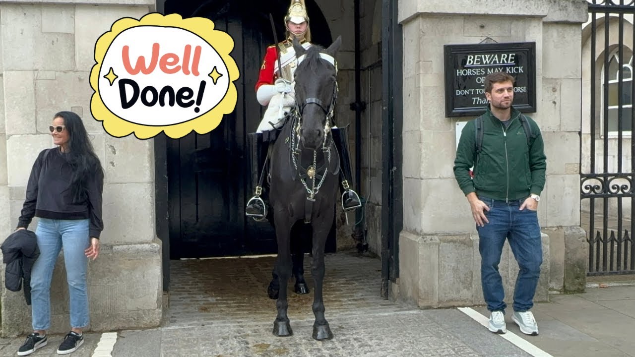 🥰KINGS HORSE Guard IS SO PRETTY 😍 🤗people LOVE IT 😇
