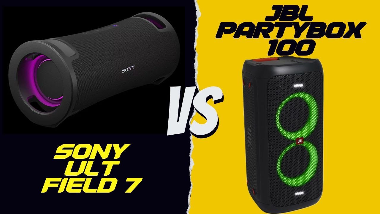 Sony ULT Field 7 vs JBL Partybox 100 / porównanie i blind-test potężnych głośników na imprezę