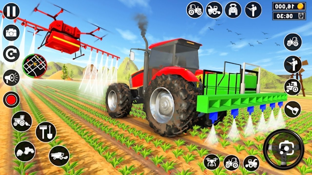 Modern Tractor Farming simulator -3D New Tractor Games - Android GamePlay 