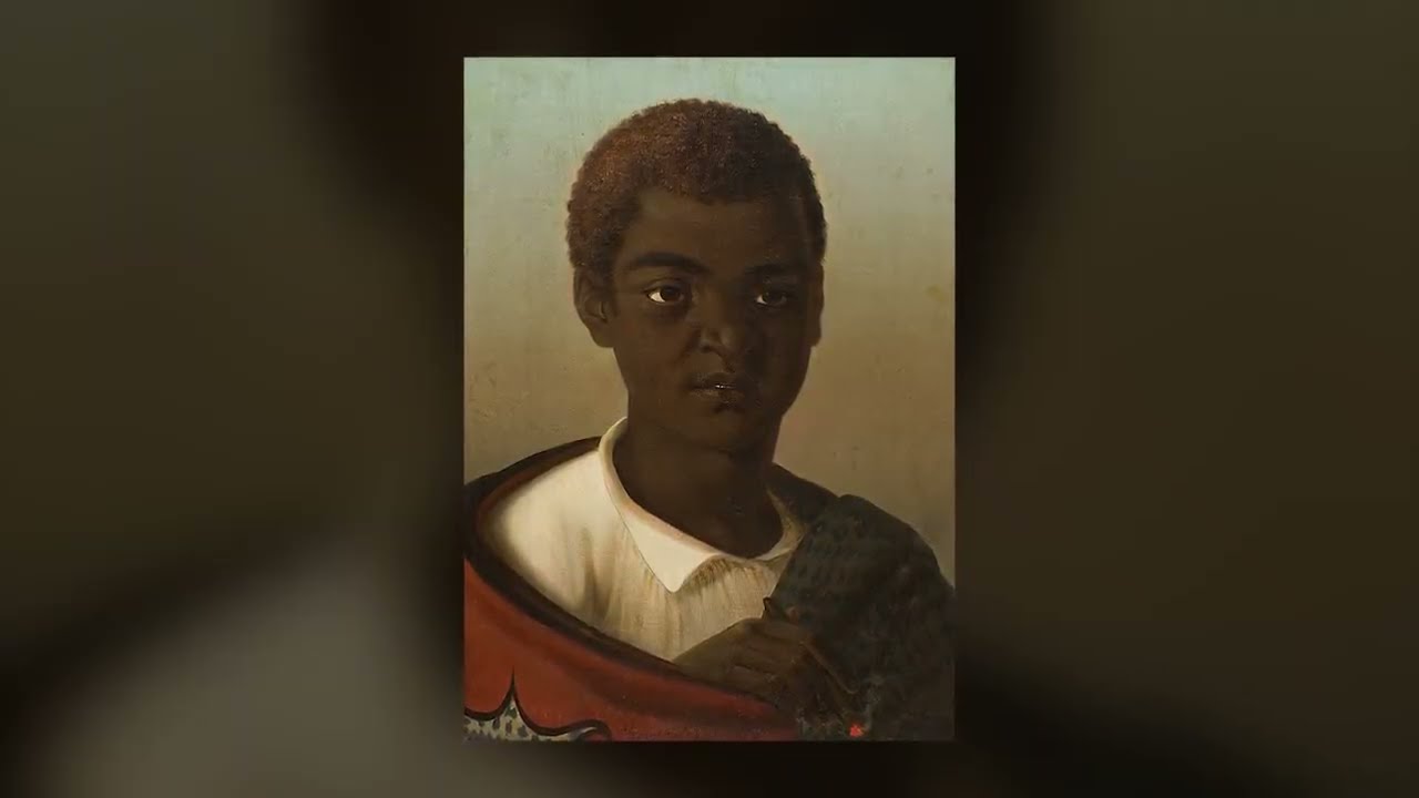 Cápsulas de arte virtual I Retrato de un negrito fumando, Omealca