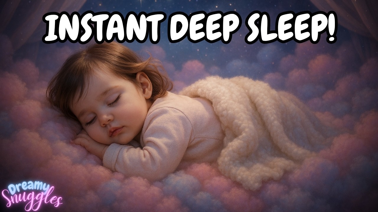 Silent Moon🌙 -  12 Hours Calming Baby Lullaby Music for Deep Peaceful Night Sleep | Cure Insomnia