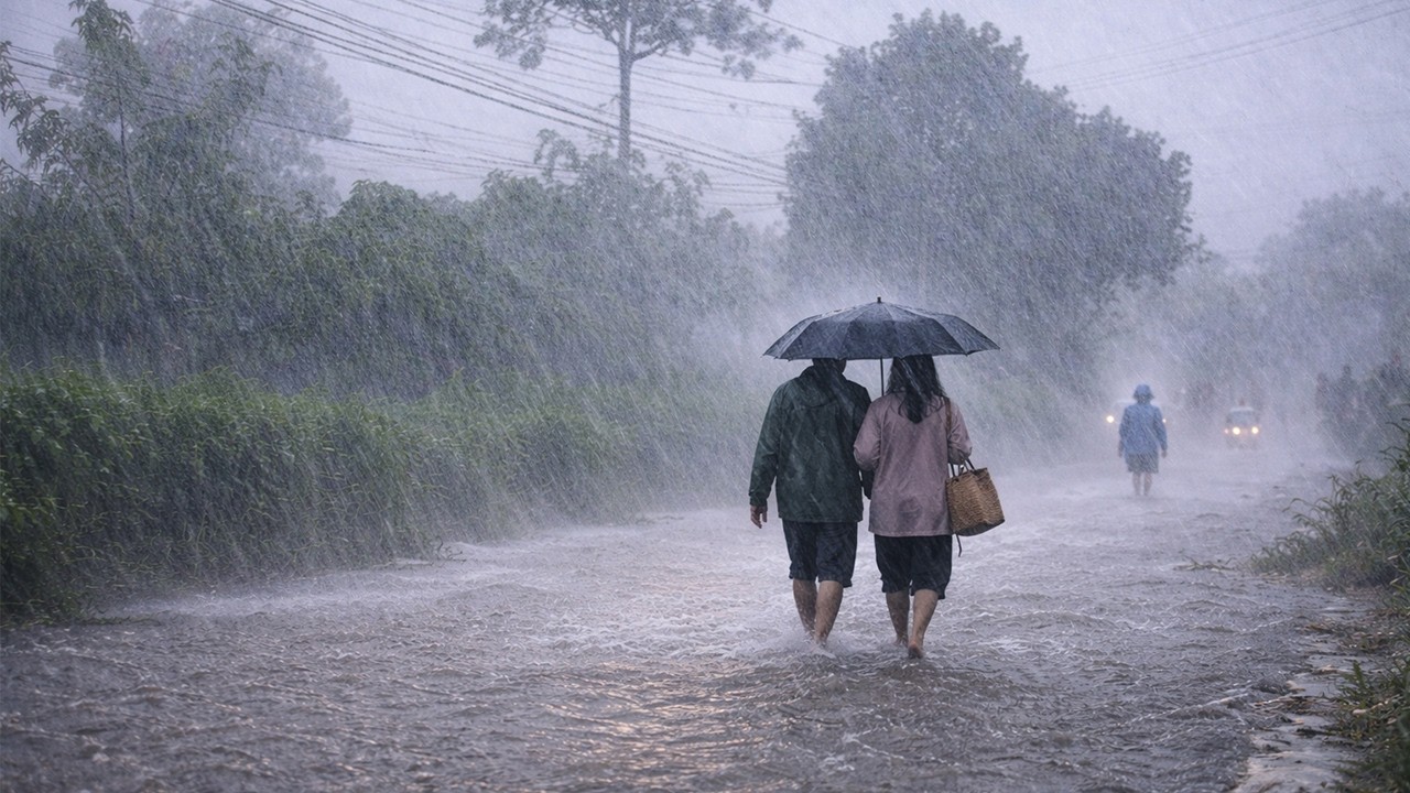 Rainy Day Adventures in the Village! | Soothing Rain Sounds for a Peaceful Day