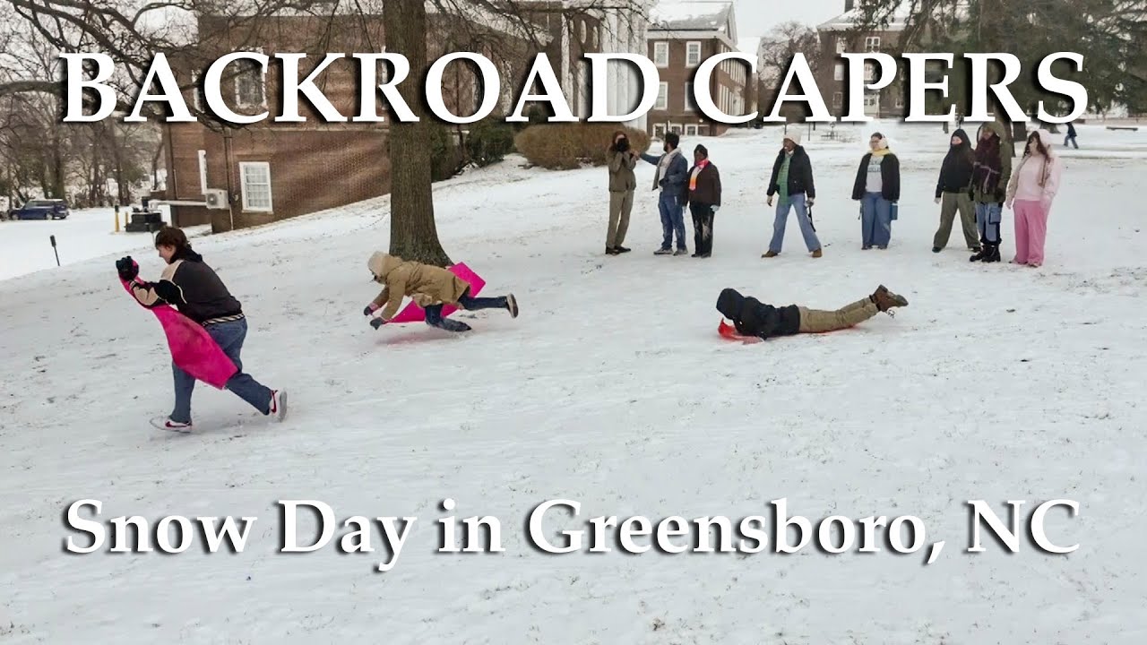 Backroad Capers: A Snow Day over Greensboro, NC