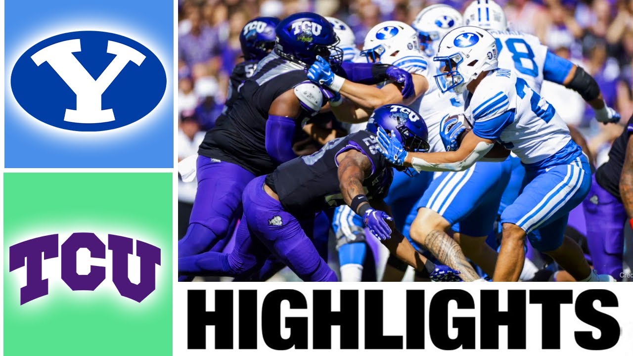 BYU vs TCU Highlights I College Football Week 7 | 2023 College Football