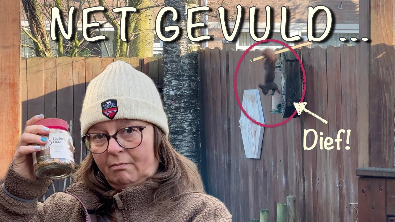 Binnen enkele minuten leeft de tuin helemaal op.