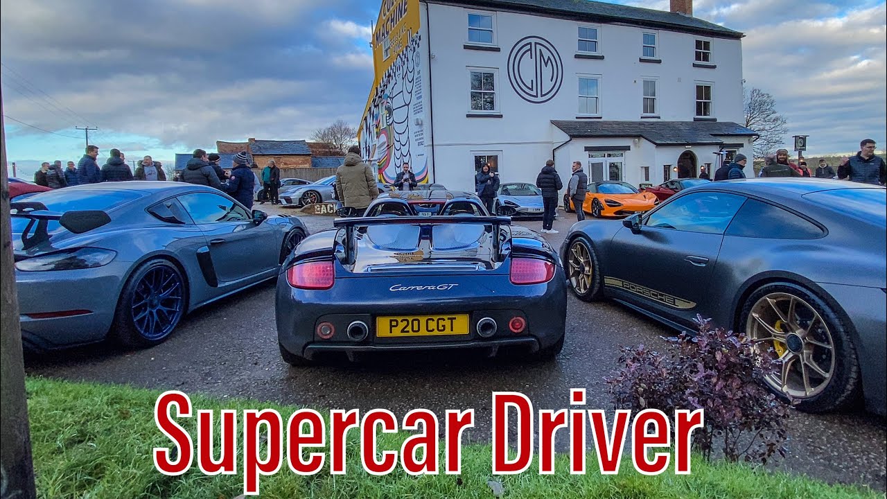 Supercar Driver New Year Meet At Caffeine And Machine With Some Rare Supercars Including Carrera GT