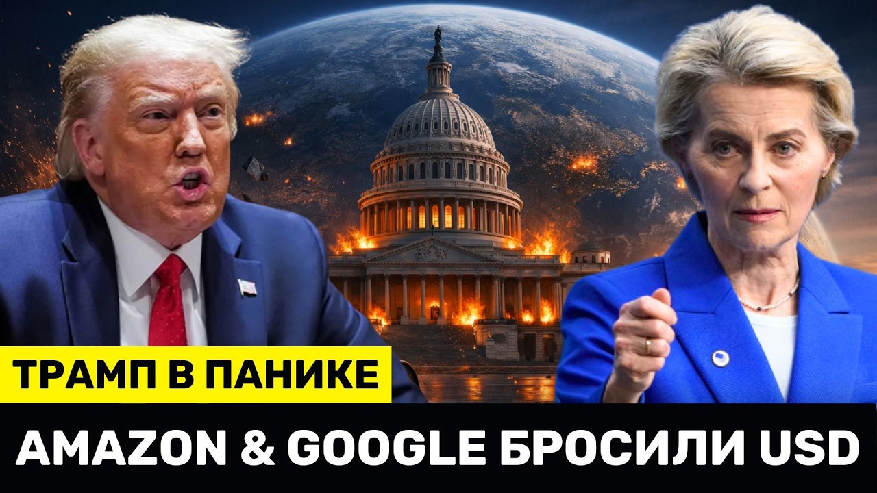 Трамп в ПАНИКЕ: ЕВРО Становится Резервной Валютой &ndash; Amazon и Google УХОДЯТ от Доллара
