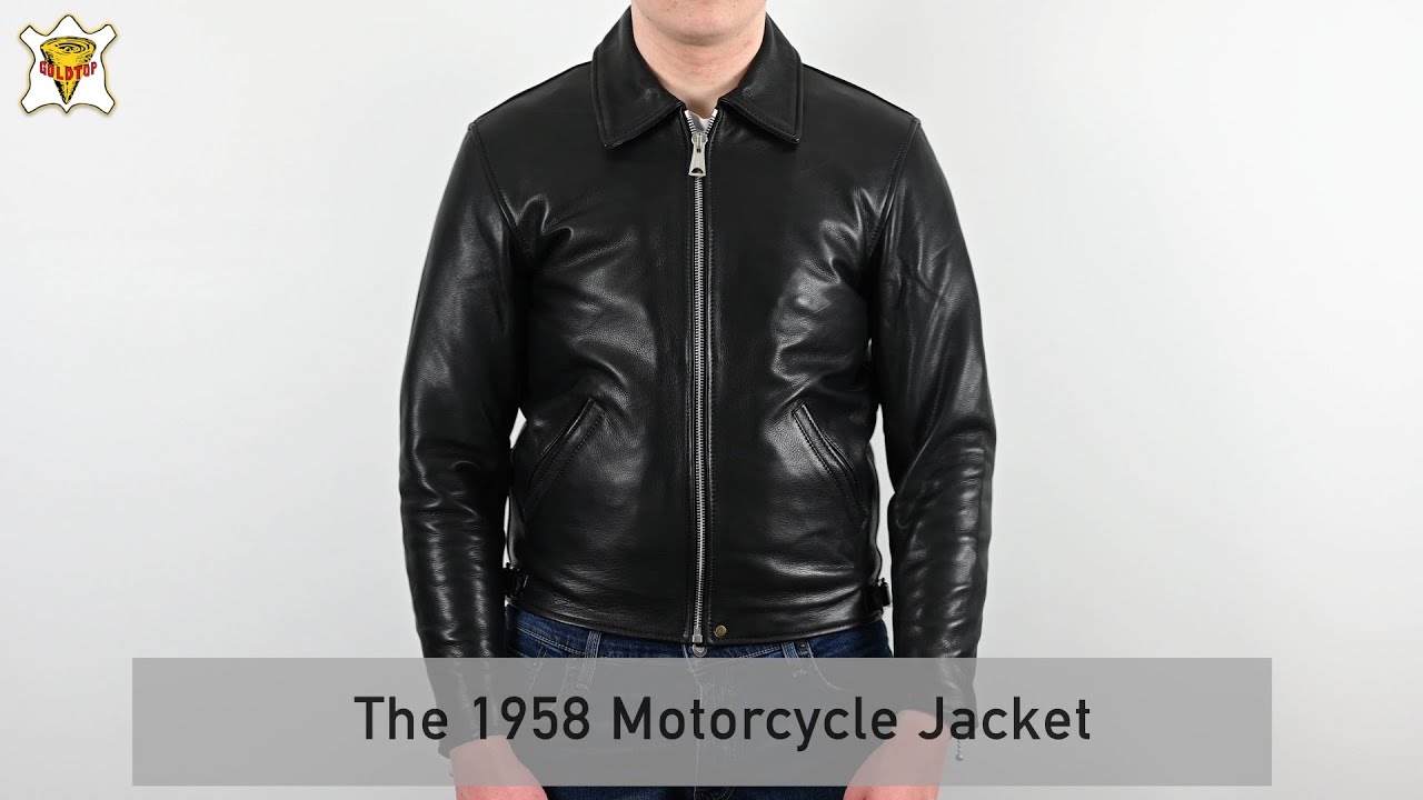 Goldtop 1958 Leather Motorcycle Jacket