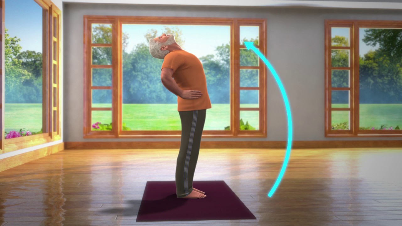 Yoga with Modi: Ardha Chakrasana Hindi