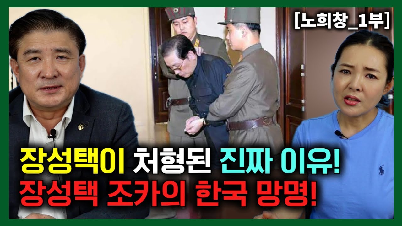 [노희창_1부] 장성택이 처형된 진짜 이유! 장성택조카의 한국망명!