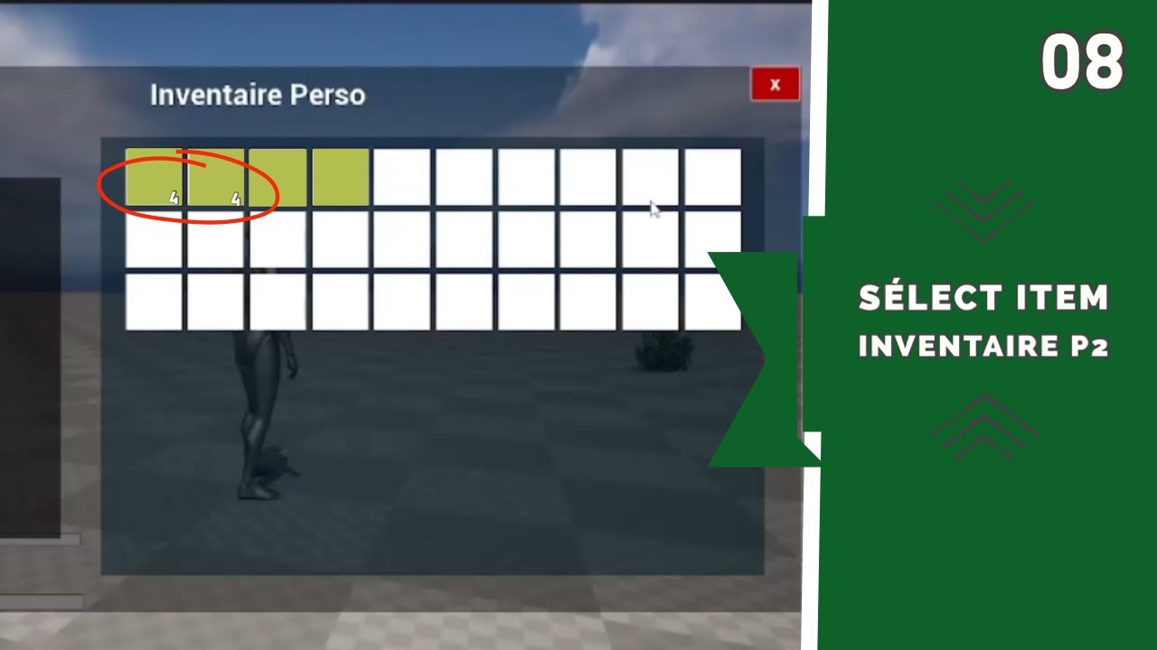 UE5 : S&eacute;lection d&rsquo;Item Avanc&eacute;e (Partie 2) | Inventaire Unreal Engine 5