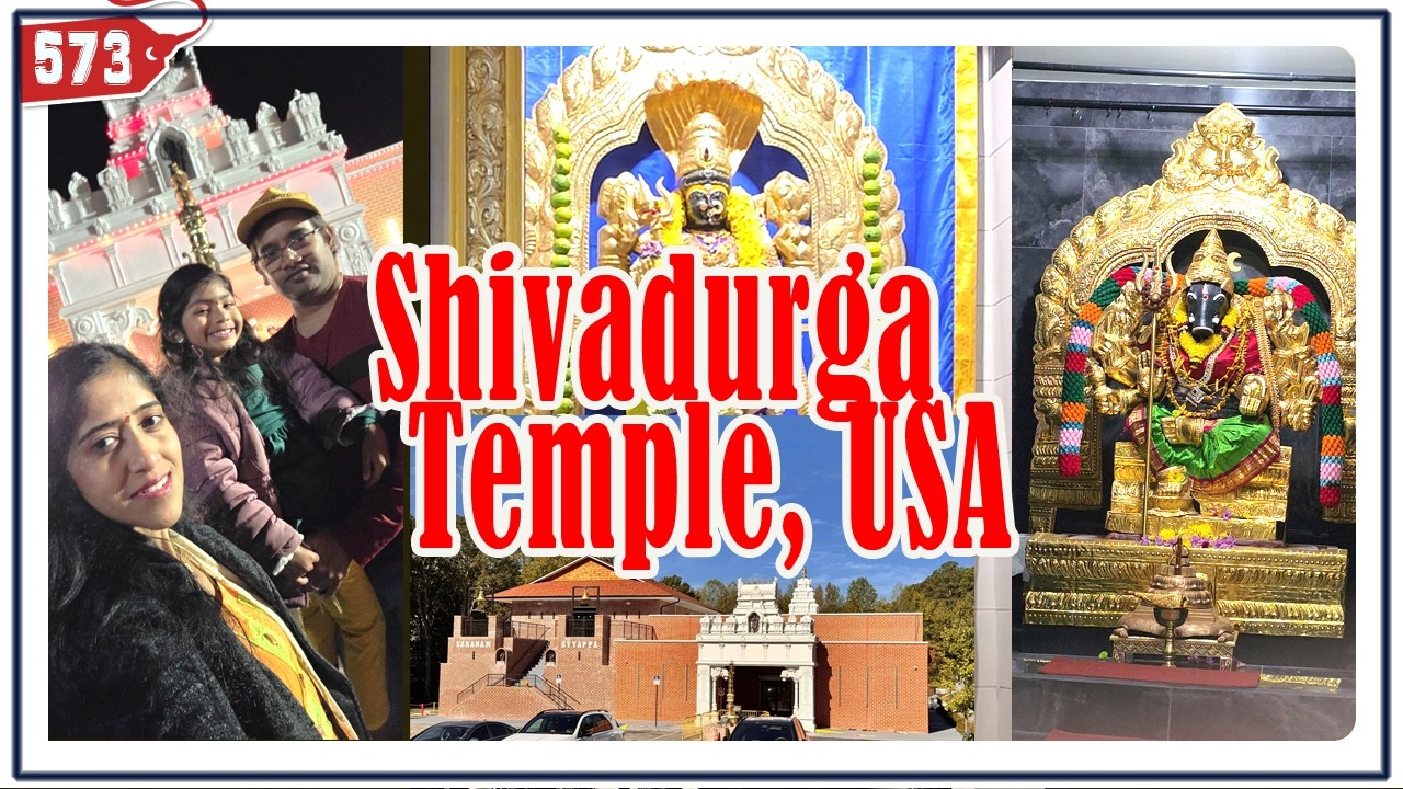 Shiva Durga Temple in America | New year 2026 @JiaSasyaSiri