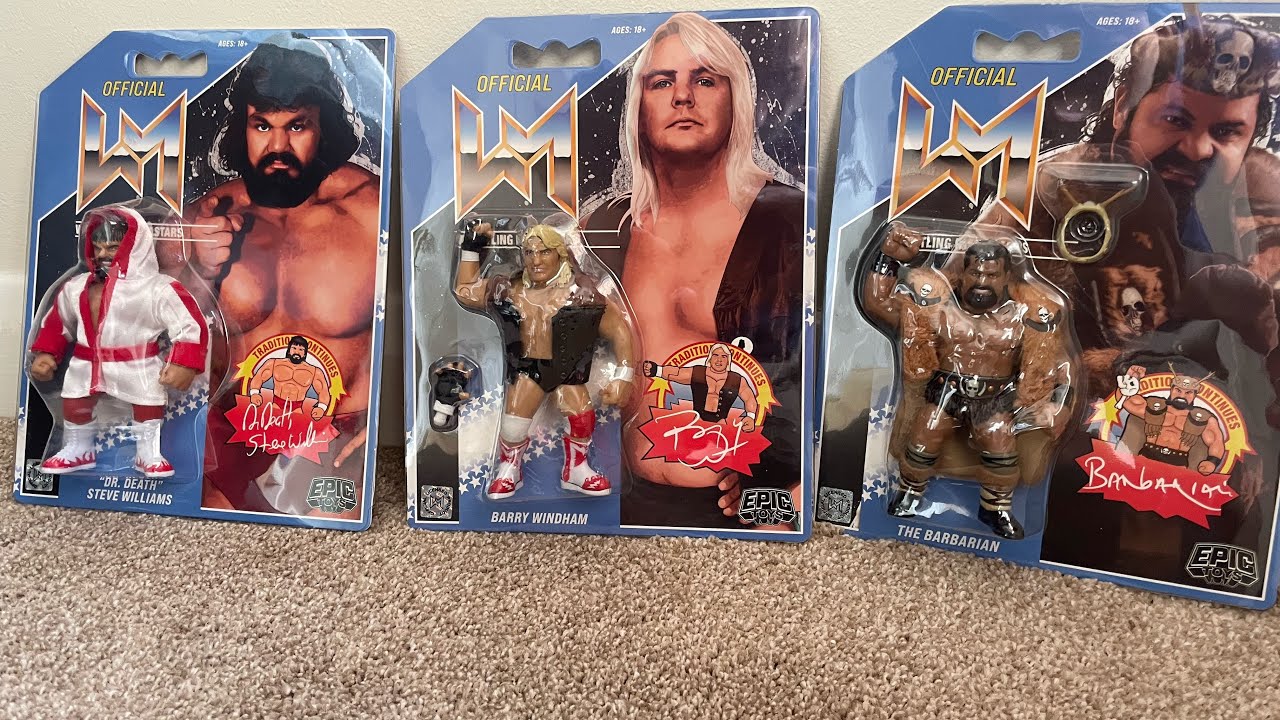 Unboxing Epic Toys wrestling figures - series 4