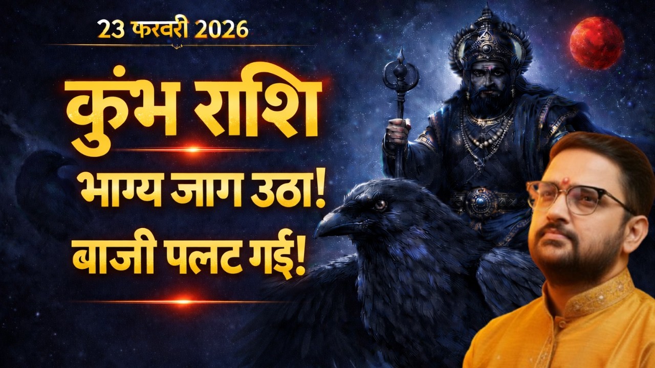 Kumbh Rashi | 23 Feb 2026 मंगल कुंभ में प्रवेश | कुंभ राशि का धन योग जागा! | Aquarius |Acharya Mukti
