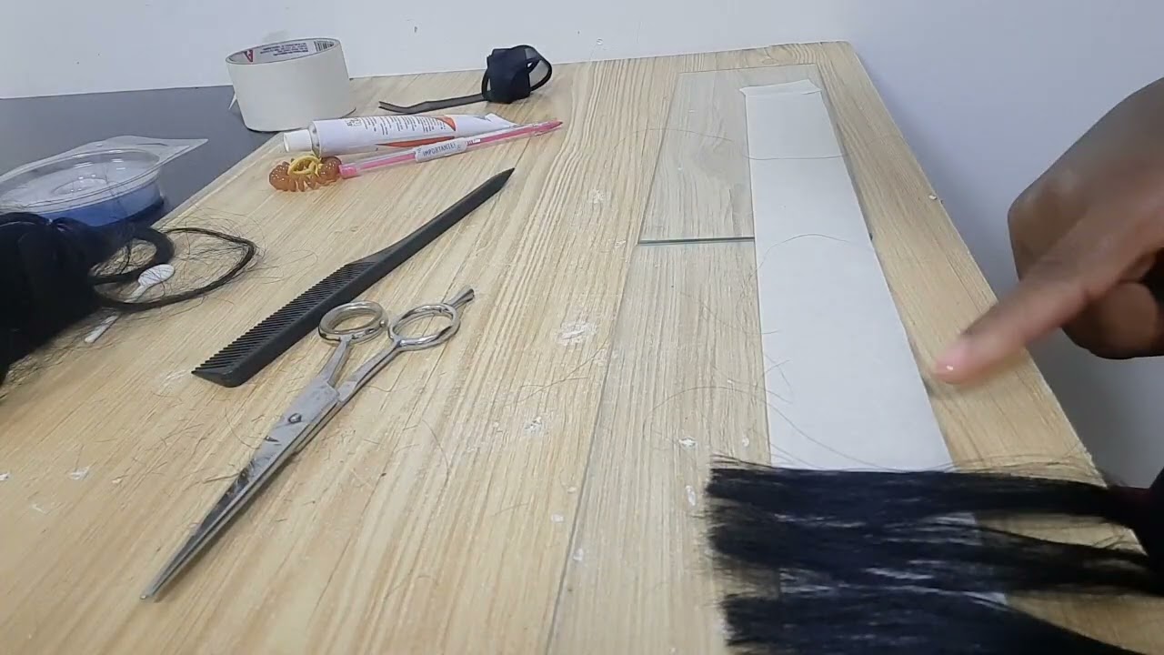 Como fazer uma tela de megahair de fita adesiva invisível!