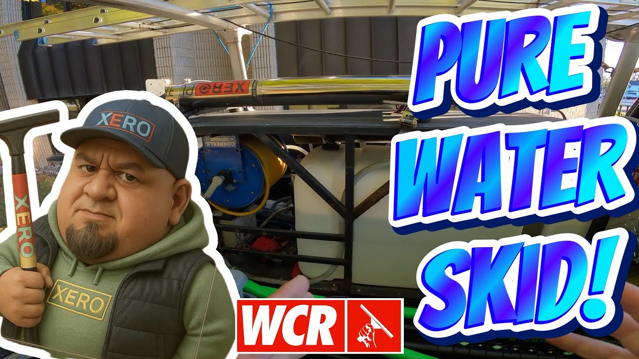 12-вольтовый салазки для мытья окон с чистой водой #skidmarc