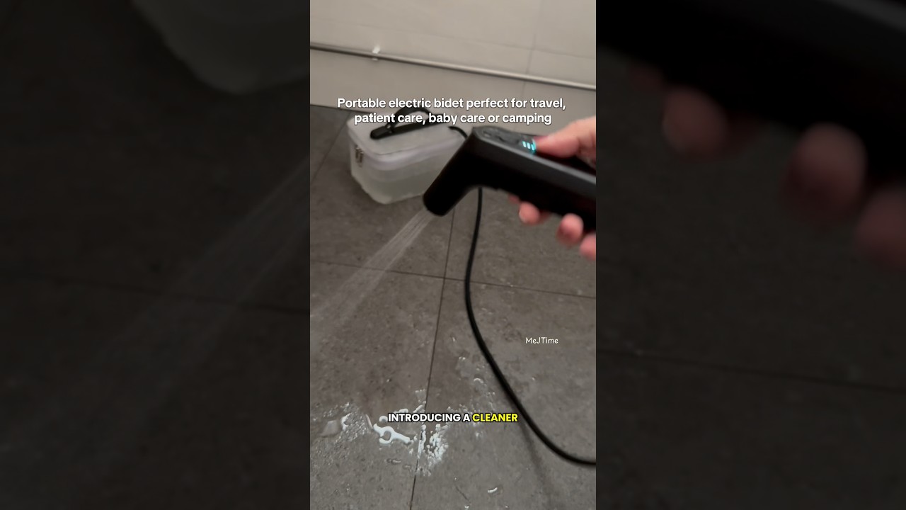 Elektryczny bidet przenośny &ndash; akumulatorowy i funkcjonalny